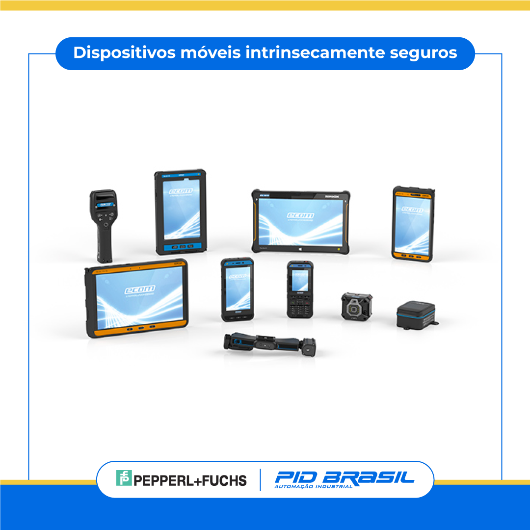Dispositivos móveis Pepperl+Fuchs