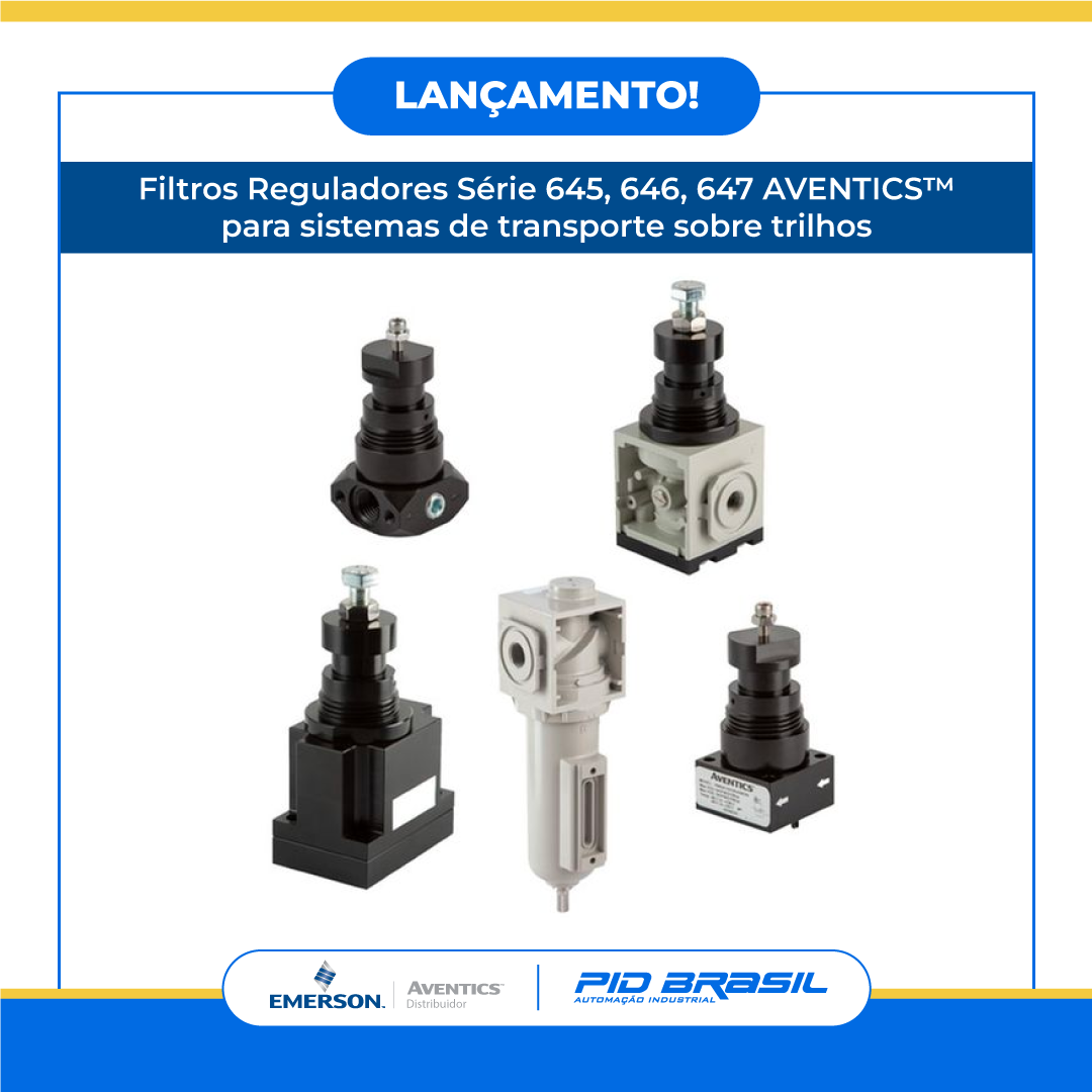 Filtros Reguladores Série 645, 646, 647 AVENTICS™