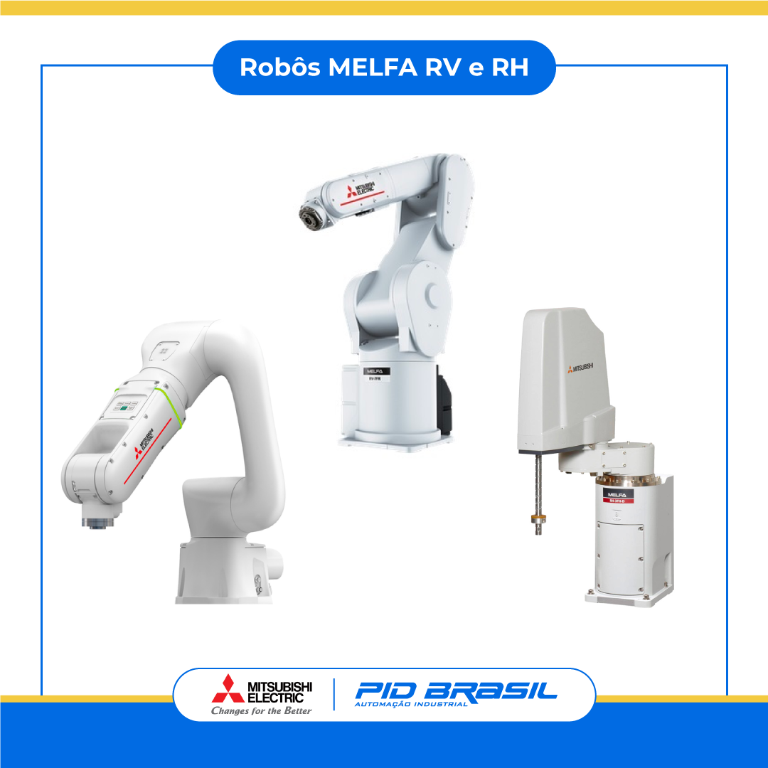 Robôs MELFA RV e RH