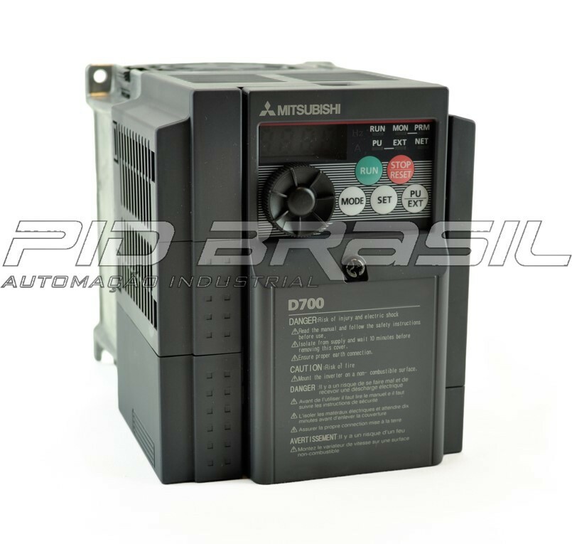 INVERSOR DE FREQUÊNCIA FR-D700, 4,2 A, 220V MONOFÁSICO, MODBUS RTU