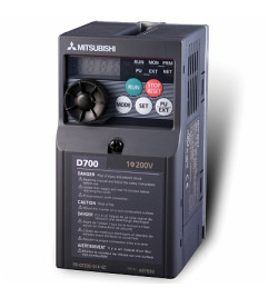 INVERSOR DE FREQUÊNCIA FR-D700, 2,5 A, 220V MONOFÁSICO, MODBUS RTU.