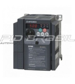 INVERSOR DE FREQUÊNCIA FR-D700, 8 A, 380V 480V TRIFÁSICO, MODBUS RTU.