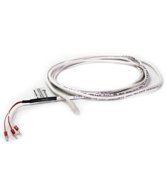 Sensor PT100, haste 5X35mm, cabo cravado 3m de silicone, 200°C