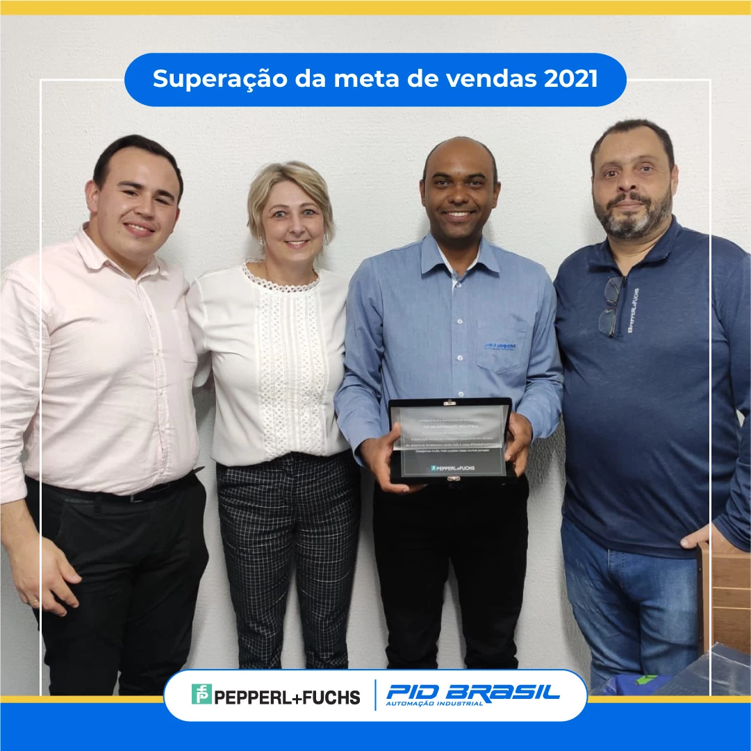 Blog - A PID Brasil recebeu uma placa de homenagem da Pepperl+Fuchs