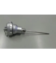 Sensor PT100, haste inox 316 de 6x150mm, cabeçote grande e rosca de 1/2"BSP, para até 300°C