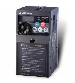 INVERSOR DE FREQUÊNCIA FR-D700, 2,5 A, 220V MONOFÁSICO, MODBUS RTU.
